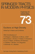 Cover: Excitons at High Density - Springer