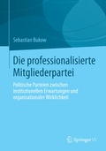 Cover: Die professionalisierte Mitgliederpartei - Springer VS