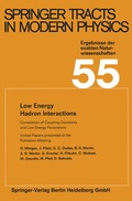 Cover: Low Energy Hadron Interactions - Springer