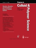 Cover: Structure, Dynamics and Properties of Dispersed Colloidal Systems - Steinkopff