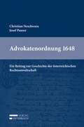 Cover: Advokatenordnung 1648 - Verlag &Ouml;sterreich