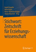 Cover: Stichwort: Zeitschrift f&uuml;r Erziehungswissenschaft - Springer VS