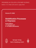 Cover: Solidification Processes in Polymers - Steinkopff