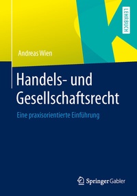 Abbildung von: Handels- und Gesellschaftsrecht - Springer Gabler