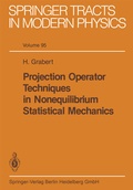Cover: Projection Operator Techniques in Nonequilibrium Statistical Mechanics - Springer