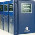 Cover: Butterworths Planning Law Service - Butterworths Law