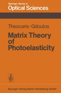 Cover: Matrix Theory of Photoelasticity - Springer