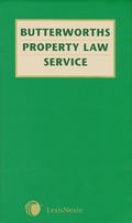 Cover: Butterworths Property Law Service - Butterworths Law