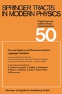 Cover: Current Algebra and Phenomenological Lagrange Functions - Springer