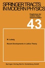 Cover: Recent Developments in Lattice Theory - Springer