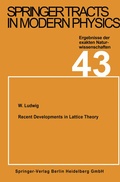 Cover: Recent Developments in Lattice Theory - Springer