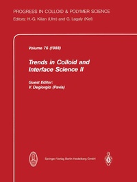 Enlarge image Cover: Trends in Colloid and Interface Science II - Steinkopff