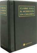 Cover: Clarke Hall and Morrison on Children - Butterworths Law