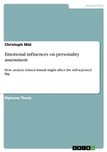 Cover: Emotional influences on personality assessment - GRIN Verlag