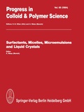 Cover: Surfactants, Micelles, Microemulsions and Liquid Crystals - Steinkopff