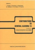 Cover: Contributions to General Algebra 14 - Heyn
