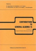 Cover: Contributions to General Algebra 15 - Heyn