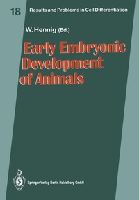 Enlarge image Cover: Early Embryonic Development of Animals - Springer