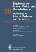 Cover: Ergebnisse der Inneren Medizin und Kinderheilkunde / Advances in Internal Medicine and Pediatrics - Springer