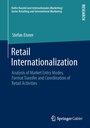 Cover: Retail Internationalization - Springer Gabler