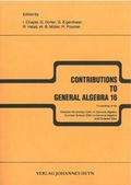 Cover: Contributions to General Algebra 16 - Heyn