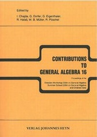 Enlarge image Cover: Contributions to General Algebra 16 - Heyn