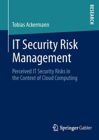 Enlarge image Cover: IT Security Risk Management - Springer Gabler