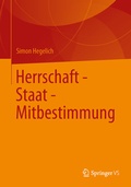 Cover: Herrschaft - Staat - Mitbestimmung - Springer VS