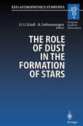 Cover: The Role of Dust in the Formation of Stars - Springer
