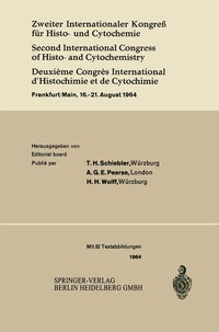 Abbildung von: Zweiter Internationaler Kongreß für Histo- und Cytochemie / Second International Congress of Histo- and Cytochemistry / Deuxième Congrès International d'Histochimie et de Cytochimie - Springer