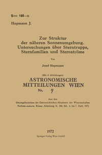 Abbildung von: Zur Struktur der näheren Sonnenumgebung. Untersuchungen über Sterntrupps, Sternfamilien und Sternströme - Springer