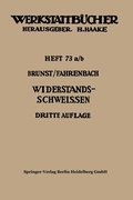 Cover: Widerstandsschwei&szlig;en - Springer