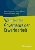 Cover: Wandel der Governance der Erwerbsarbeit - Springer VS