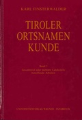 Cover: Tiroler Ortsnamenkunde Band 1 - Universit&auml;tsverlag Wagner