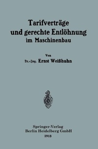 Abbildung von: Tarifverträge und gerechte Entlöhnung im Maschinenbau - Springer