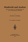 Cover: Strafrecht und Auslese - Springer