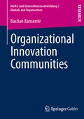 Cover: Organizational Innovation Communities - Springer Gabler
