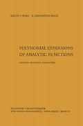 Cover: Polynomial expansions of analytic functions - Springer