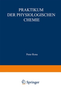 Abbildung von: Praktikum der physiologischen Chemie - Springer
