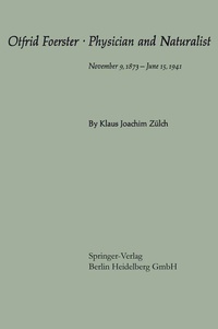Abbildung von: Otfrid Foerster · Physician and Naturalist - Springer