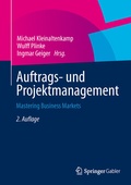 Cover: Auftrags- und Projektmanagement - Springer Gabler