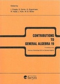 Cover: Contributions to General Algebra 19 - Heyn