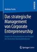 Cover: Das strategische Management von Corporate Entrepreneurship - Springer Gabler
