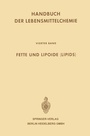 Cover: Fette und Lipoide (Lipids) - Springer
