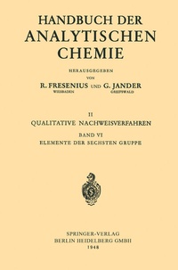Abbildung von: Elemente der Sechsten Gruppe - Springer