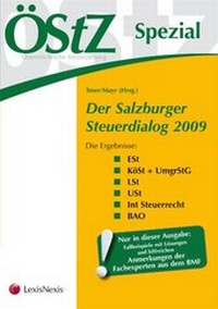 Abbildung von: ÖStZ Spezial - Der Salzburger Steuerdialog 2009 - LexisNexis ARD ORAC