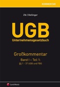 Cover: UGB Unternehmensgesetzbuch Kommentar - Band 1/Teil 1 - LexisNexis Verlag ARD ORAC GmbH