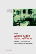 Cover: Wiener Juden - j&uuml;dische Wiener - Studien Verlag
