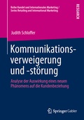 Cover: Kommunikationsverweigerung und -st&ouml;rung - Springer Gabler