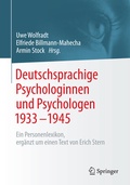 Cover: Deutschsprachige Psychologinnen und Psychologen 1933-1945 - Springer